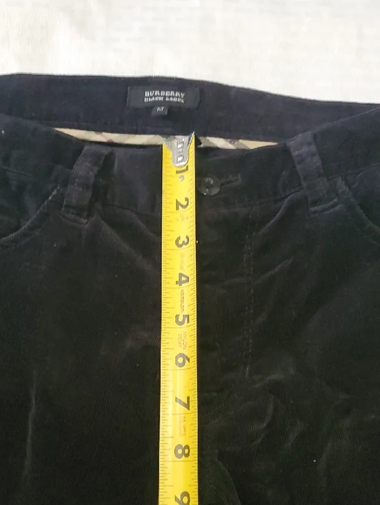 Burberry Black Label Men's Blue Straight Corduroy Jeans - Picture 11 of 15